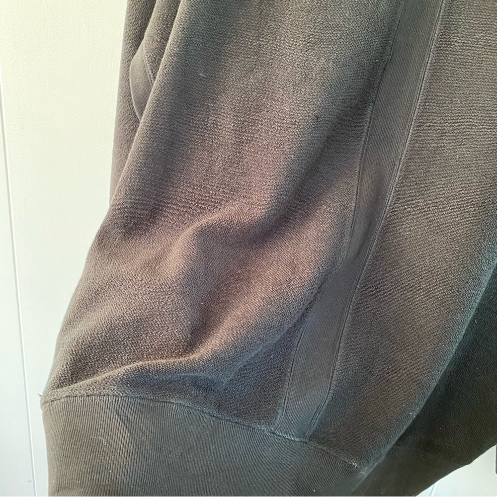 Ovadia & Sons Black Sweatshirt Logo Patch Terry Crewneck Sweater New York - Picture 10 of 14